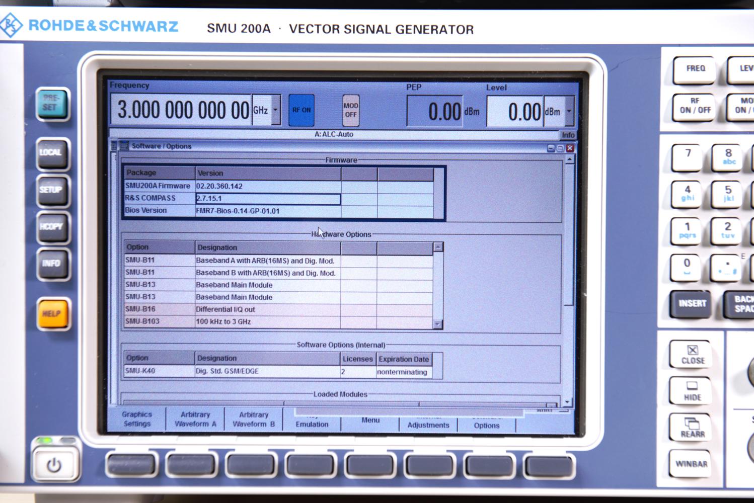 Генератор сигналов Rohde & Schwarz SMU200A